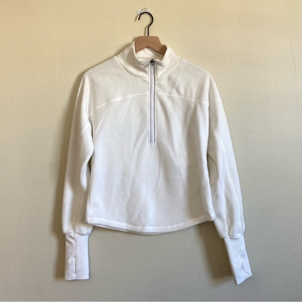 FP Movement / Free People Movement Great Heights Fleece - White - size small